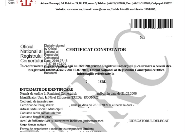 Certificat constatator: iată cum îl poți obține online